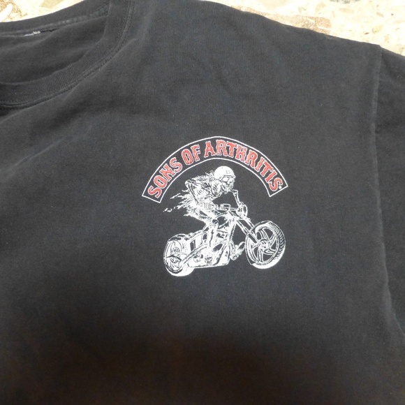 SONS OF ARTHRITIS TEE SHIRT IBUPROFEN CHAPTER - Picture 3 of 4